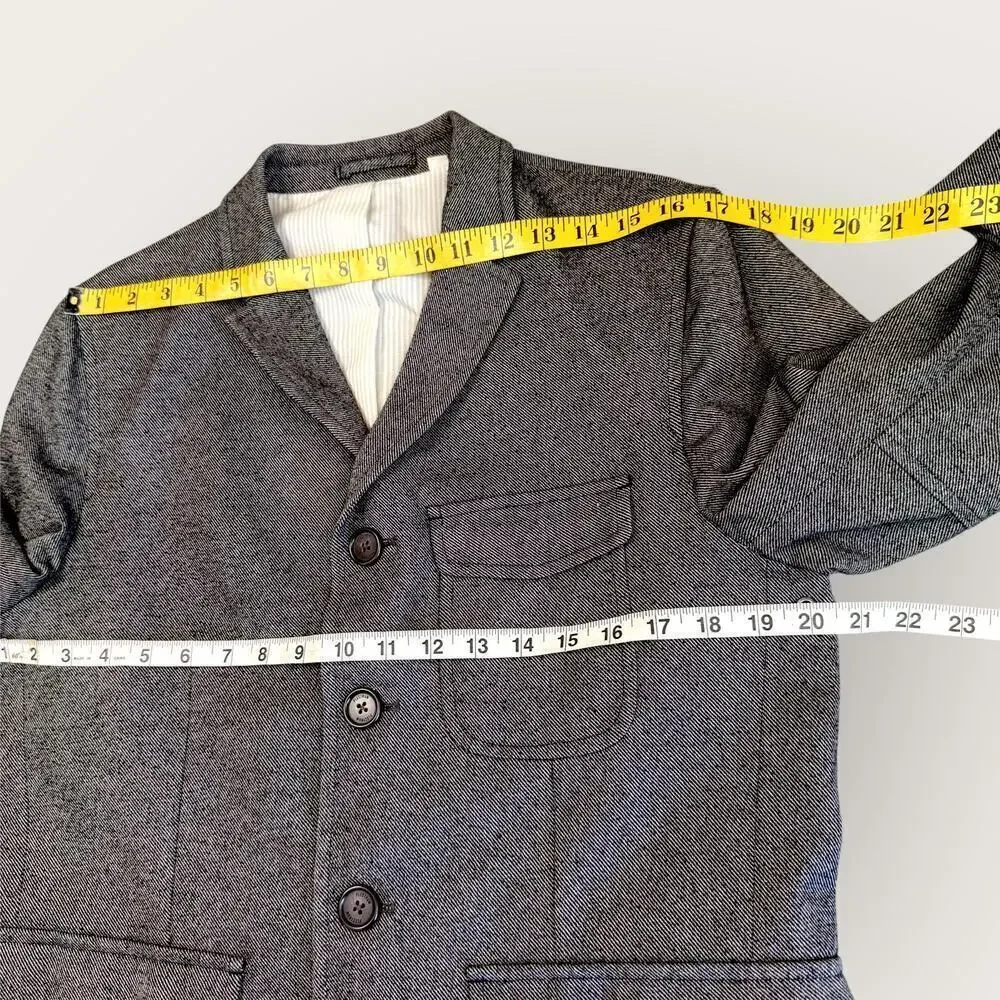 PLECTRUM Ben Sherman Slim Fit Sportcoat Blazer Jacket 4 Buttons Men Size L Gray